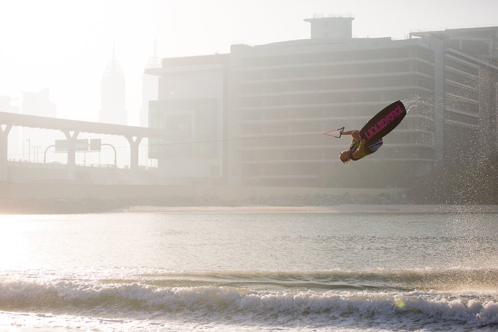 Wake boarding Dubai Marina